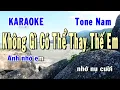 Download Lagu Không Gì Có Thể Thay Thế Em Karaoke Tone Nam | Karaoke Hiền Phương