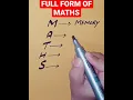 Download Lagu FULL FORM OF MATHS😍#maths #MATHSFUN#shorts #viral
