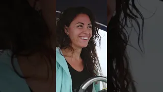 I took Niki for her first sail from Skopelos to Skiathos