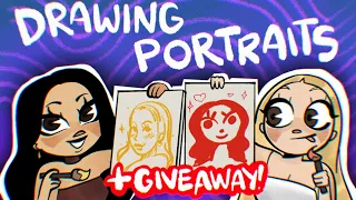 GIVEAWAY Drawing each others portraits w Mola