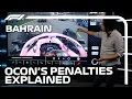 Why Did Ocon Get So Many Penalties 2023 Bahrain Grand Prix