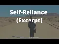 Ralph Waldo Emerson Self Reliance Excerpt