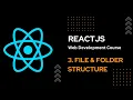 React JS Essentials Part 3 Understanding React Project Structure File and Folder Organization