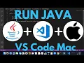 How to Run Java in Visual Studio Code on Mac os 2020