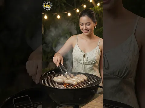 Dồi Sụn Nướng Xém Vàng Thơm Khói