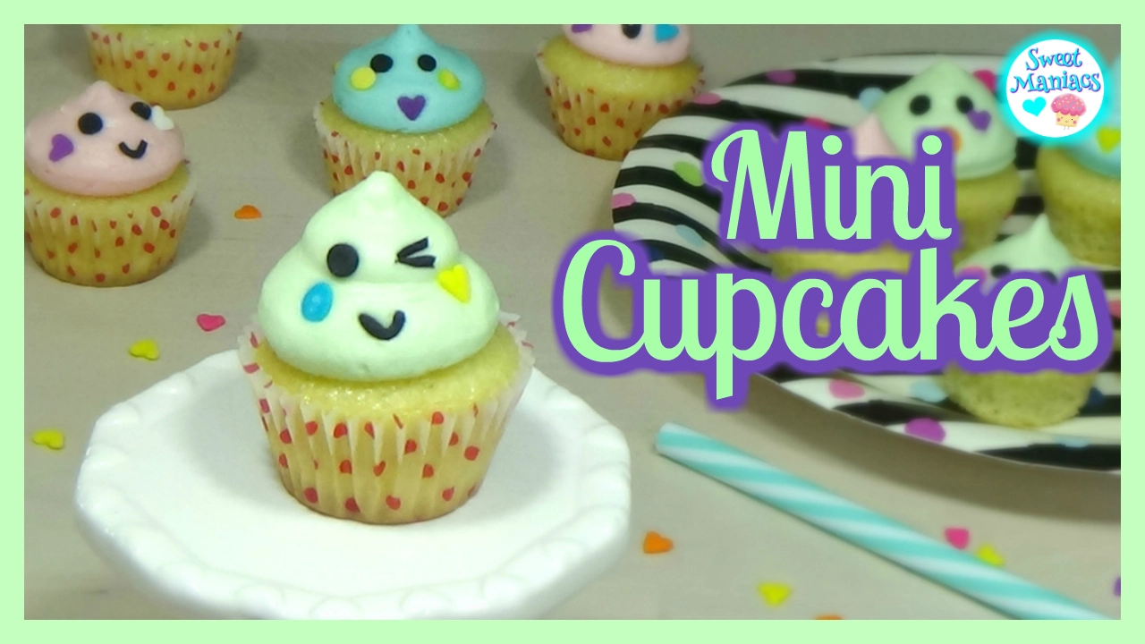 MINI CUPCAKES DE VAINILLA RECETA BÁSICA DE MINI CUPCAKES SWEET MANIACS