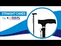 Straight Adjustable Walking Canes by RMS