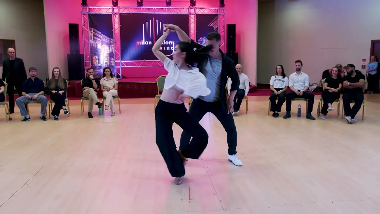 Ivan Katrunov & Laurene Ah-Sing - 4th place Strictly Open Finals - Milan Modern Swing 2024