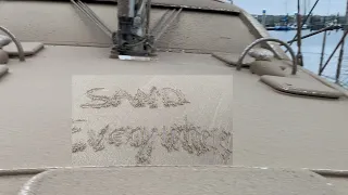 our sailboat turned into a beach short   HD 1080p