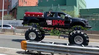 dmx funeral procession through the bronx thousands of bikes 