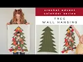 Crochet Tree Wall Hanging Tutorial - Crochet Advent Calendar Series