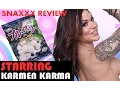 KARMEN KARMA tries Blueberry Gummy - SNAXXX