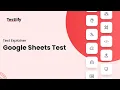 Google Sheets Test Testlify