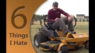 6 Things I hate about my Hustler Raptor SD Lawn Tractor