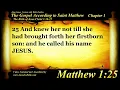 The Gospel of Matthew Chapter 1 - Bible Book 40