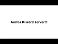 Audioz s Discord server