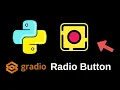 How To Create A Radio Button Python Gradio Tutorial 7