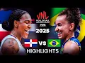 Download Lagu 🇧🇷 BRAZIL vs DOMINICAN 🇩🇴 | HIGHLIGHTS | Women's VNL 2025