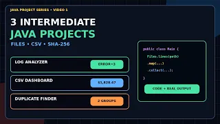 Intermediate Java Projects - Part 1 Log File Analyzer CSV Hashing