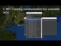 C MO - Creating Communication loss vulnerable IADS