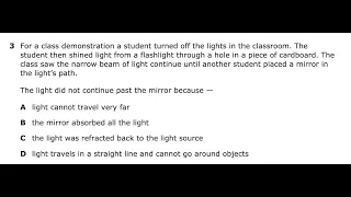 5TH GRADE SCIENCE STAAR 2021 RATIONALE