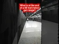 What is at the end of a 90 foot indoor gun range