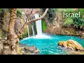 Golan Heights Israel A Stroll from the Waterfall Along the Hermon River to the Biblical City
