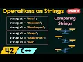 Operations on Strings Part 2