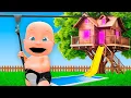 Lagu Baby Builds SECRET TREEHOUSE In Backyard!!!