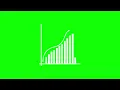 4K Bar Graph Animation for YouTube Green Black Screen Versions