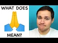 Are you using this emoji WRONG What does the Prayer Hands Emoji mean