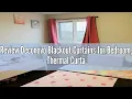 Review Deconovo Blackout Curtains for Bedroom Thermal Curtains 63 Inch Length 2 Panels Room Darken