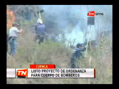 Listo proyecto de ordenanza para cuerpo de bomberos
