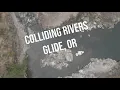 Colliding Rivers, Glide Oregon, DJI Mavic Air 2