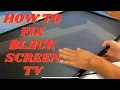 How to Fix TV with Black Screen Problem LG 43UM6910PUA