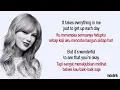 Taylor Swift - Mr. Perfectly Fine | Lirik Lagu Terjemahan