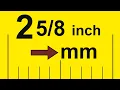 How to Convert 2 Inches to Millimeters