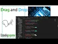 Drag and Drop div or html elements with javascript css and html