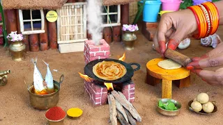 Miniature Fish Stuffed Paratha + Full Fish Fry Masala | Machli Paratha Recipe | Mini Foodkey