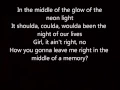 Cole Swindell Middle of a Memory Lyrics