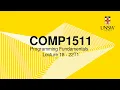 Lecture 18 COMP1511 - Programming Fundamentals 22 Term 1