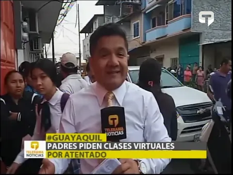 Padres piden clases virtuales por atentando