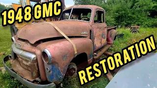 Restoration of a Rusty 1948 GMC Full Rebuild From Start to Finish