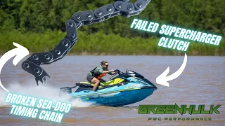 FAILED Yamaha Clutch BROKEN Sea-Doo Timing Chain Spring Retainer Install