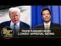 Download Lagu Trump's Approval Rating Plummets to All-Time Low as Bacon Prices Skyrocket | The Tonight Show