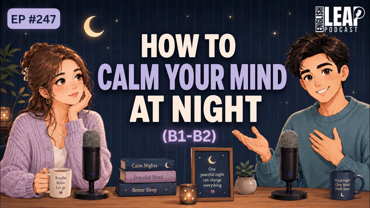 English Podcast for Learning English | How to Calm Your Mind (Daily Life English Conversation)