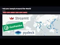 Integrate a PyDeck map into Streamlit using Python Tutorial