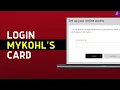 How to Sign in to My Kohl s Card My Kohl s Credit Card Login 2024