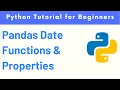 How do I work with dates and times in pandas