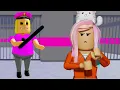 Download Lagu Escaping Barry's Police Girl 👮 Family Prison (Roblox Story)